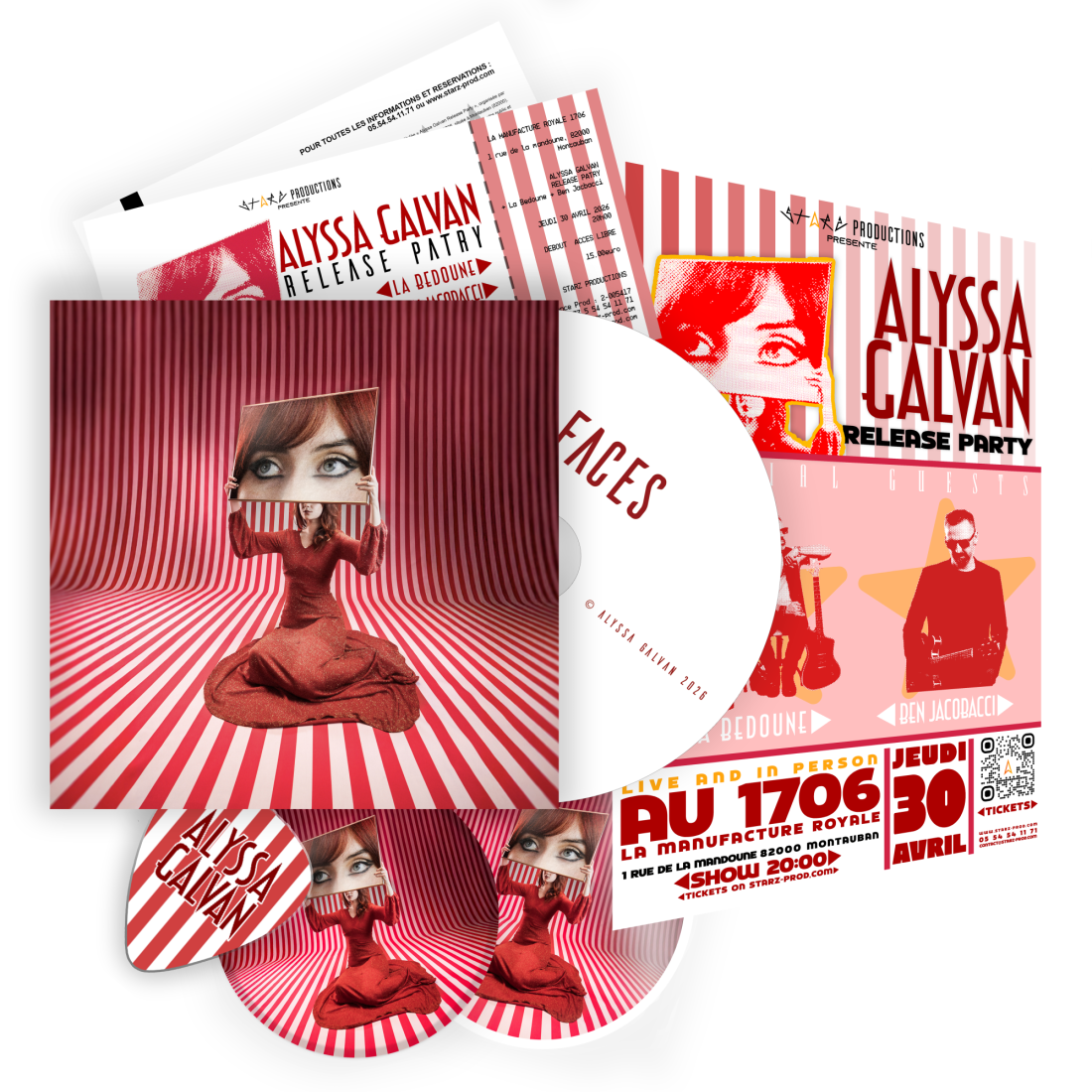 Pack 'FACES' + Ticket